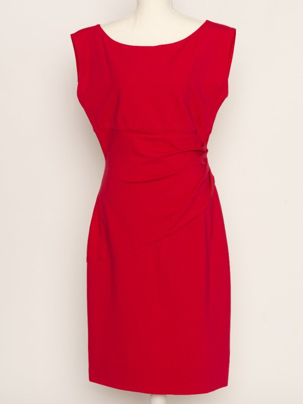 Diane Von Furstenberg DvF Jori Bateau Neckline Knee-Length Dress Size 14